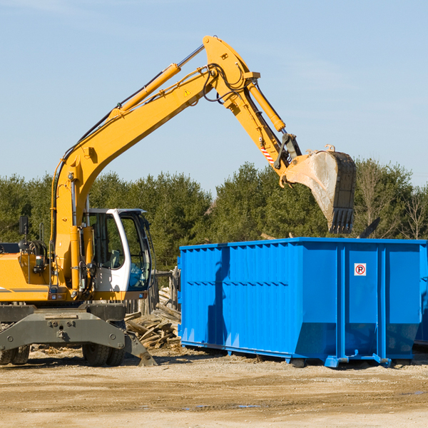 are there any restrictions on where a residential dumpster can be placed in Atlanta Missouri